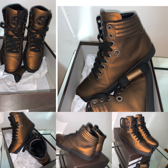 🔥🔥💯Authentic Gucci hight top sneakers 👟 🔥🔥🔥 - Picture 1 of 16